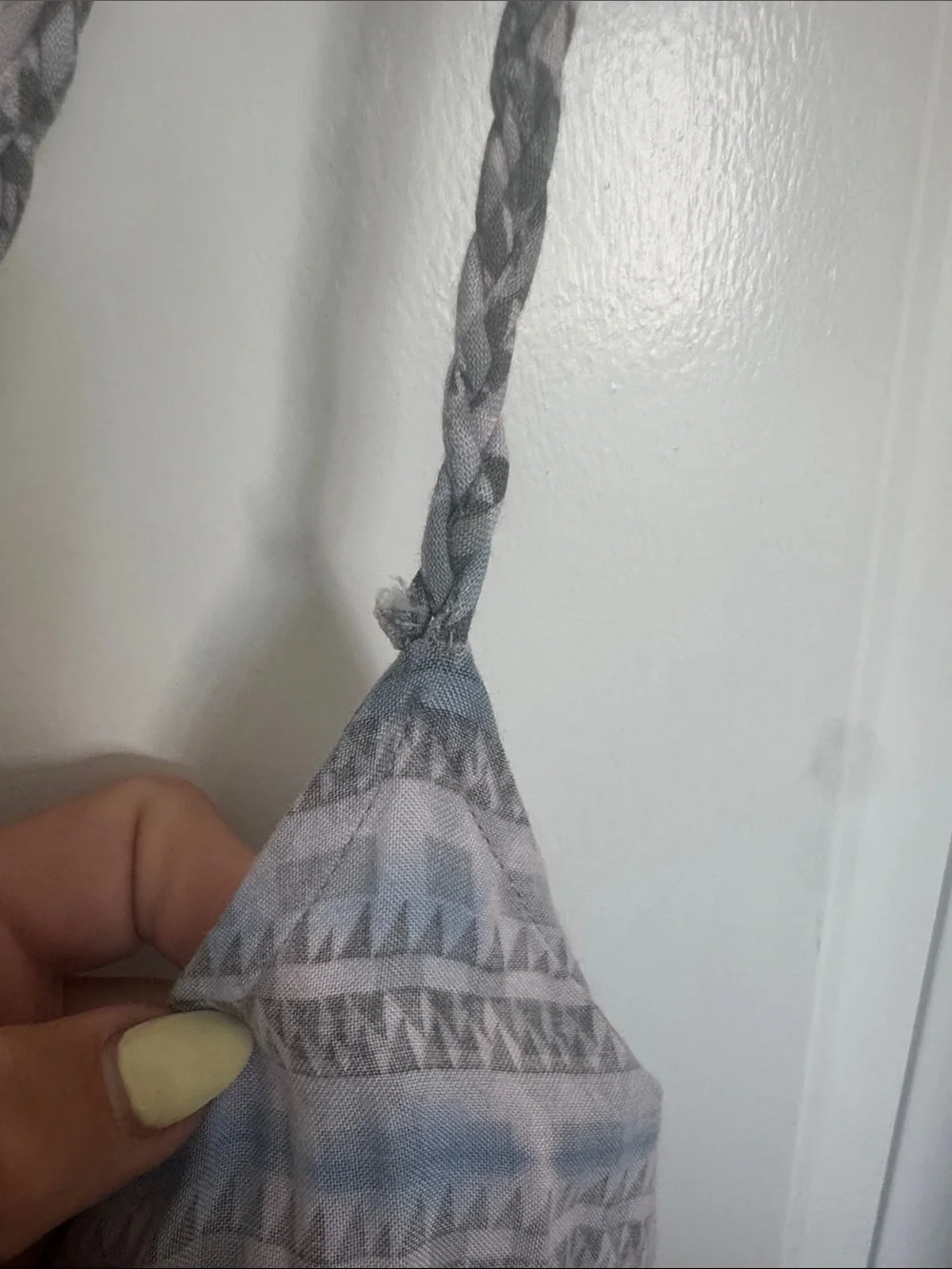 Billabong Blue and Cream Striped Lightweight Maxi Slip Dress - Picture 6 of 6